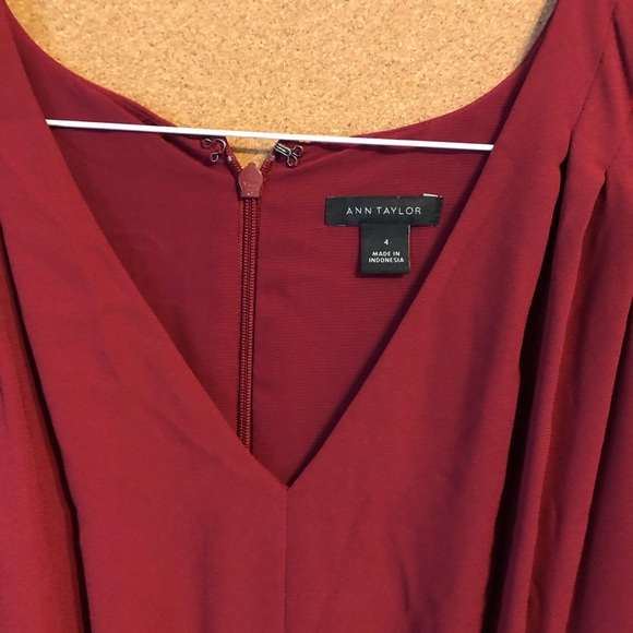Red Work Dress Size 4 - Picture 2 of 4
